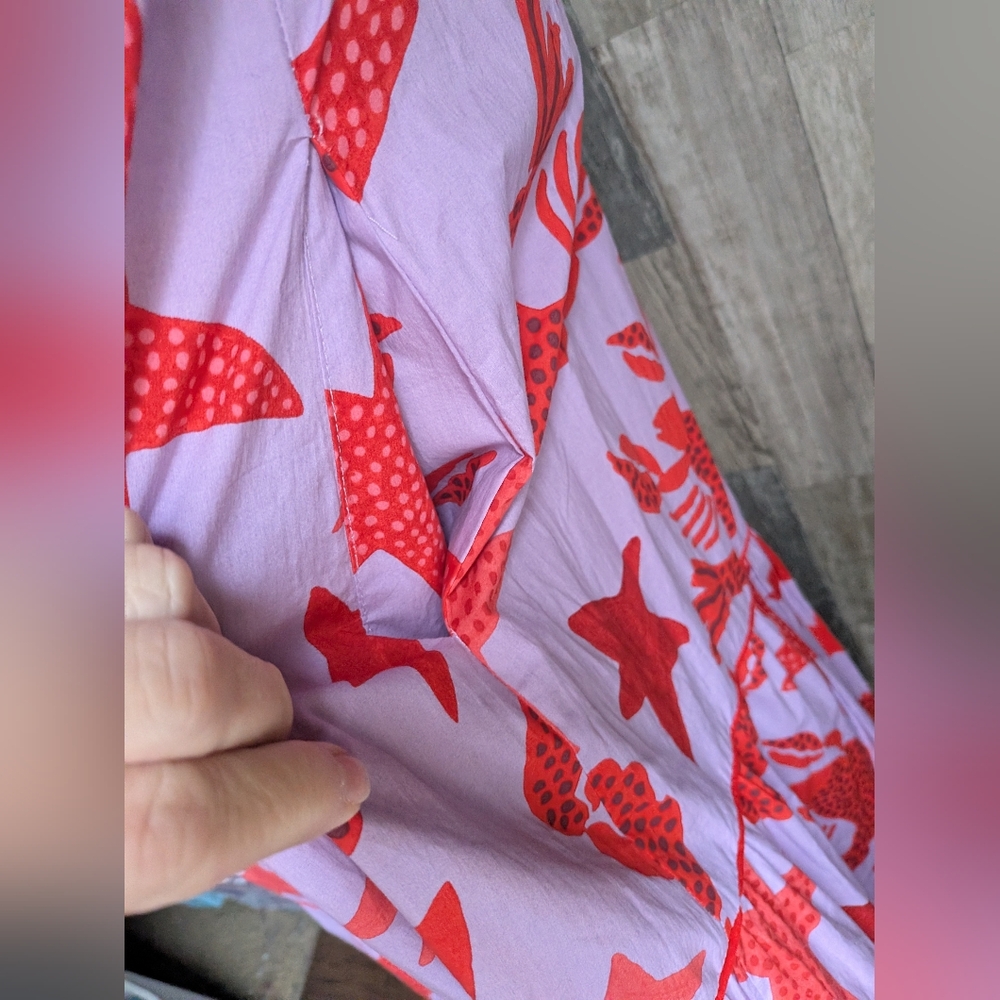 Farm Rio Maxi/Midi Starfish Dress - Picture 10 of 14